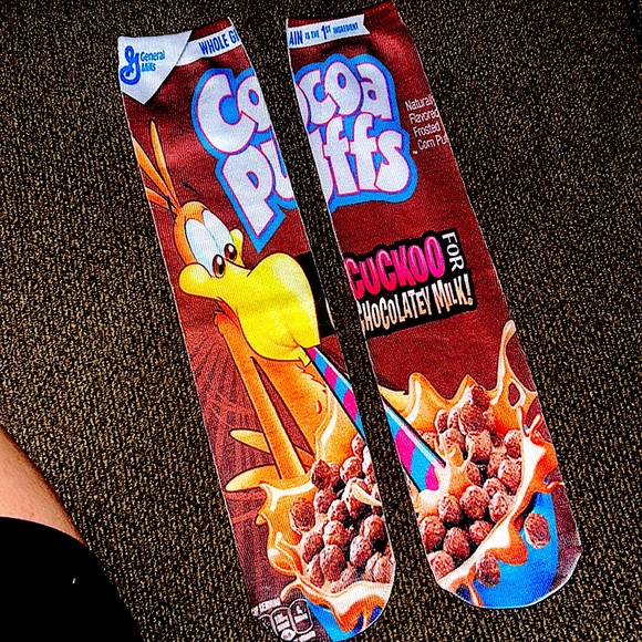 Cuckoo for Cocoa Puffs Socks - Picture 2 of 3